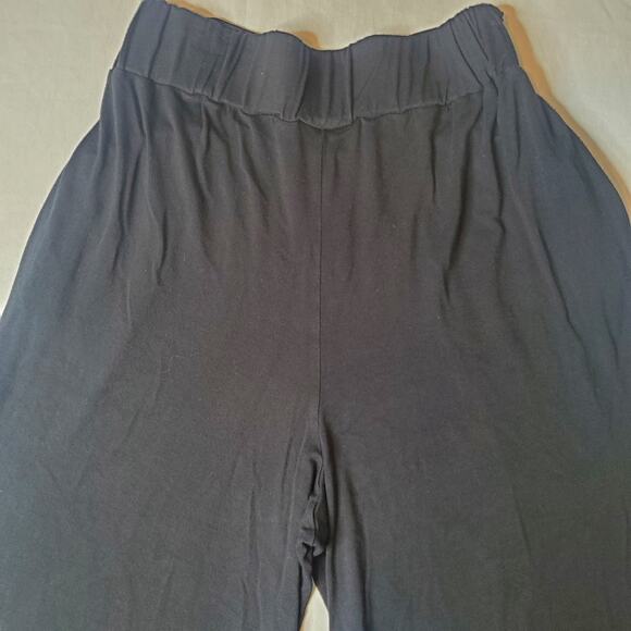 Maeve Anthropologie Women's Size XS Jersey Knit Wide Leg Pants Black - Picture 4 of 9